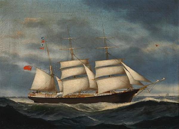 unknow artist The barque Annie Burrill oil painting image